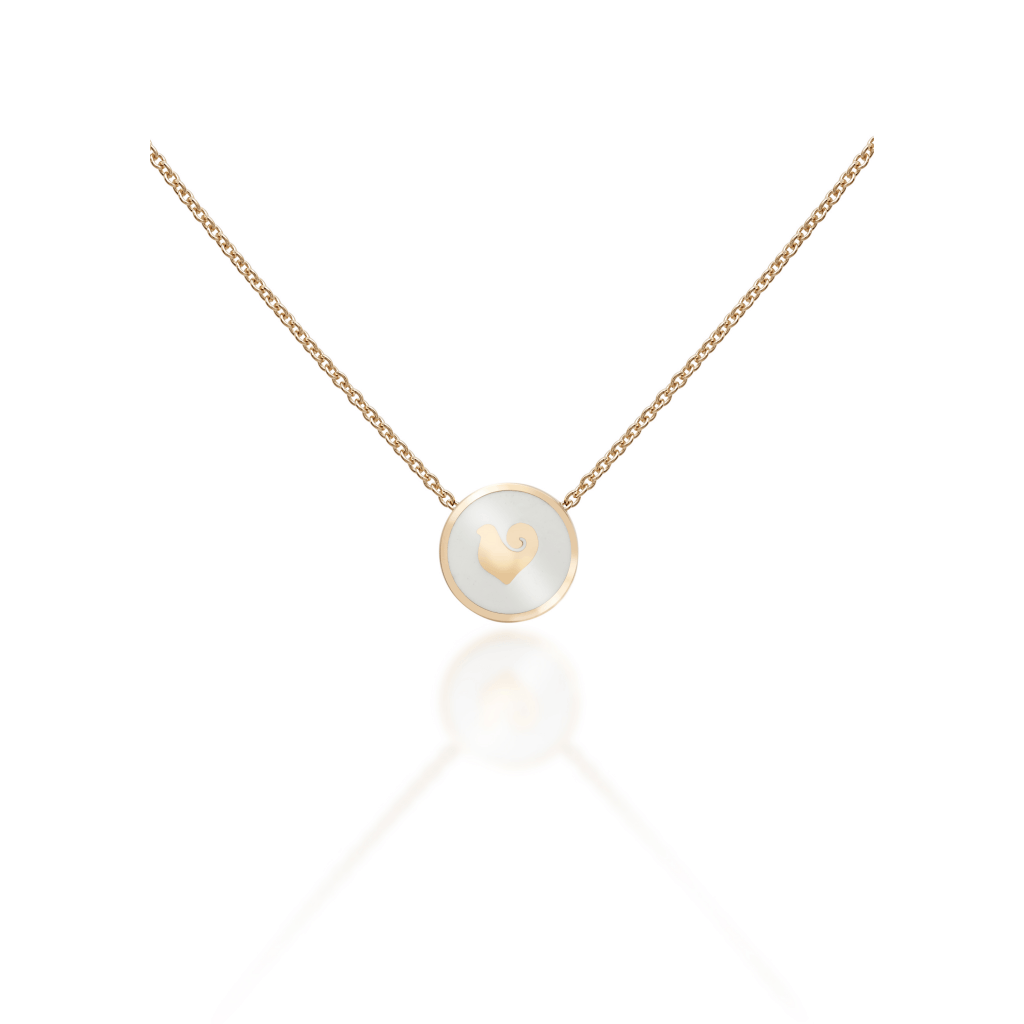 Chantecler Paillettes collier roodgoud met diamant - 41409 - #5 Chantecler Paillettes collier roodgoud met diamant - 41409 - #5