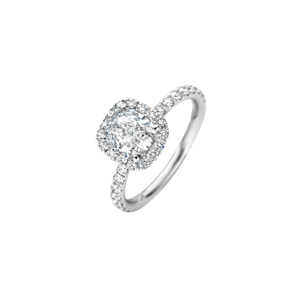Schaap en Citroen Diamonds ring witgoud met diamant - #1 Schaap en Citroen Diamonds ring witgoud met diamant - #1