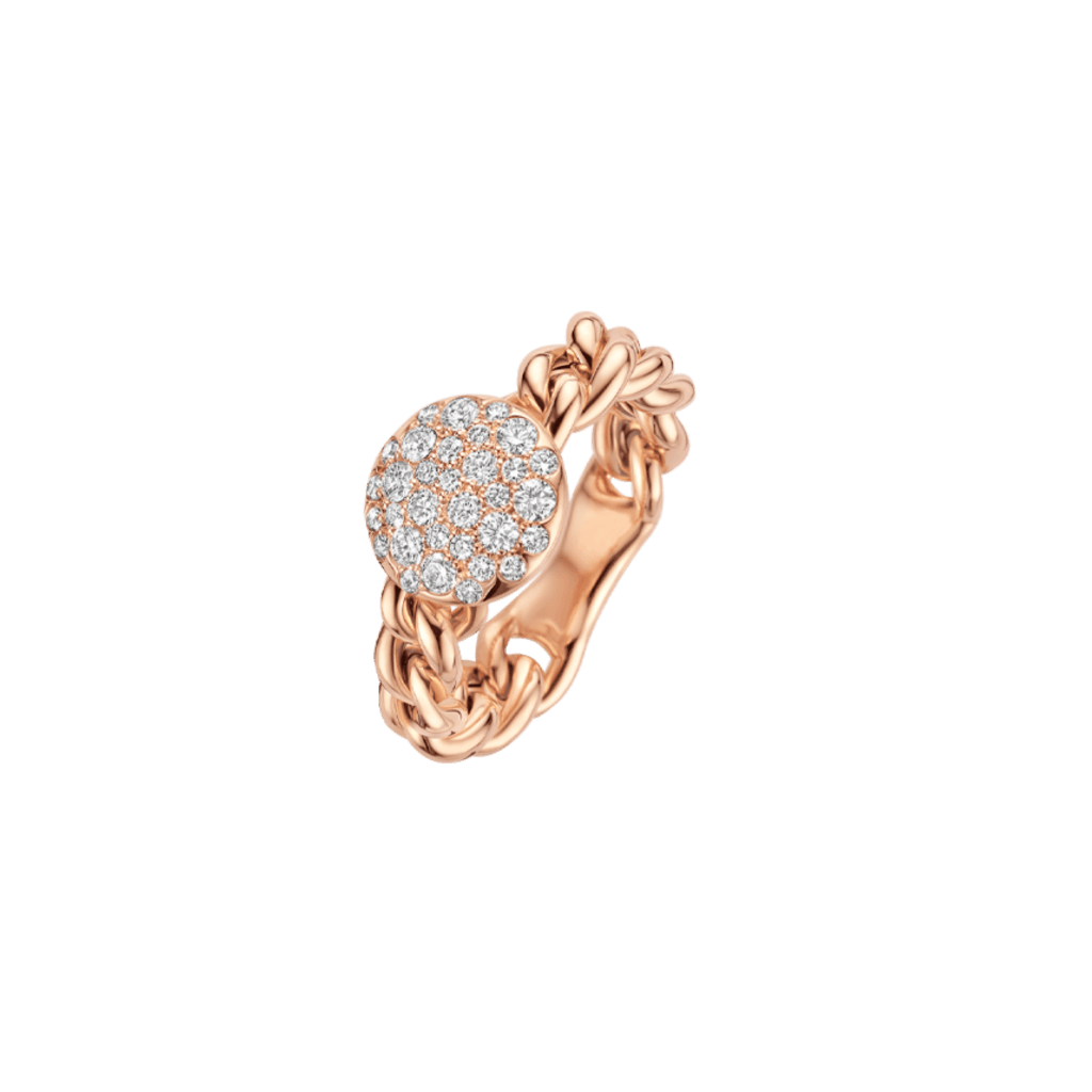 Schaap en Citroen Diamonds ring roodgoud met diamant - #1
