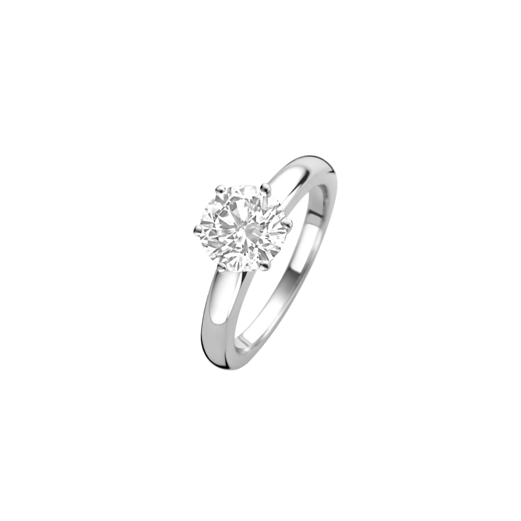 Schaap en Citroen Diamonds ring witgoud met diamant - #1 Schaap en Citroen Diamonds ring witgoud met diamant - #1