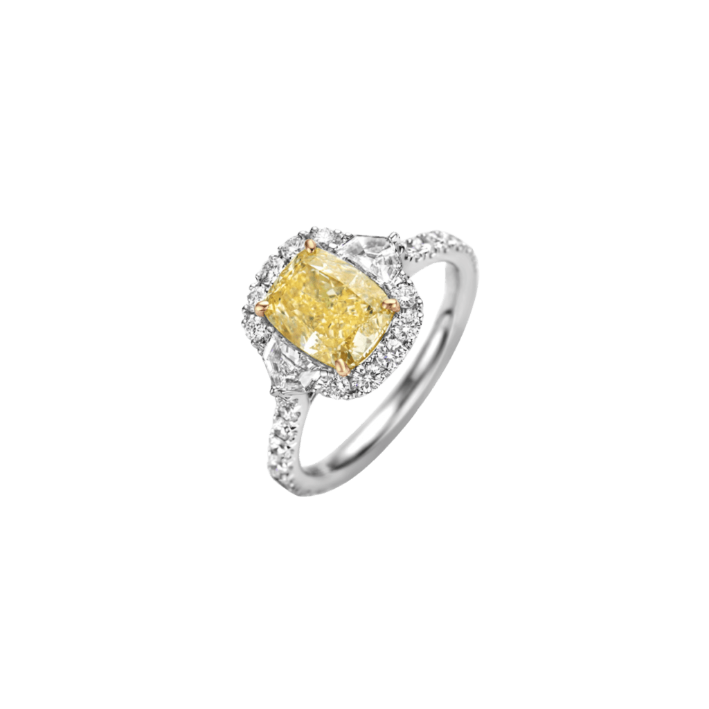 Schaap en Citroen Diamonds ring witgoud met diamant - #1 Schaap en Citroen Diamonds ring witgoud met diamant - #1