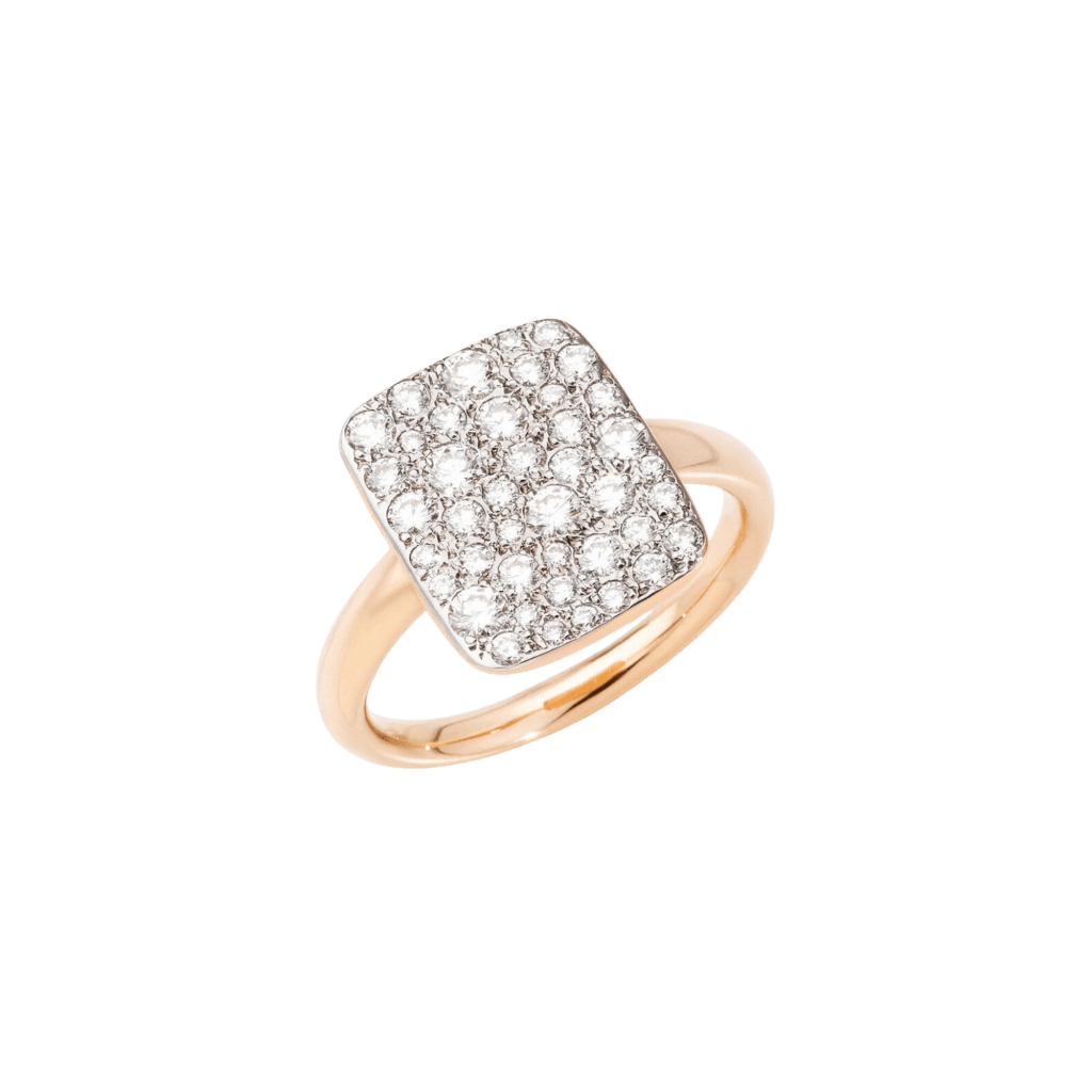 Pomellato Sabbia ring roodgoud met diamant - PAB9031 O7000 DB000 - #1 Pomellato Sabbia ring roodgoud met diamant - PAB9031 O7000 DB000 - #1