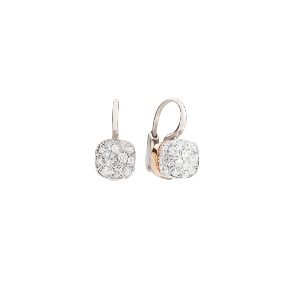 Pomellato Nudo Solitaire oorsieraad roodgoud met diamant - POB5010 O6000 DB000 - #1 Pomellato Nudo Solitaire oorsieraad roodgoud met diamant - POB5010 O6000 DB000 - #1