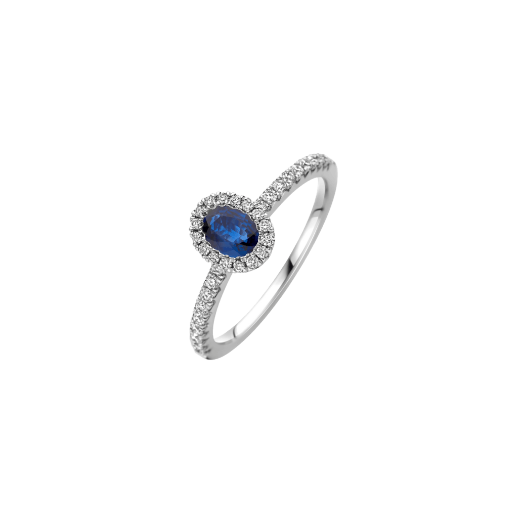 Schaap en Citroen Colours ring witgoud met diamant - #1 Schaap en Citroen Colours ring witgoud met diamant - #1