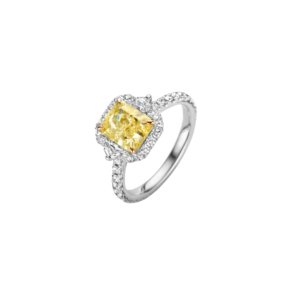 Schaap en Citroen Diamonds ring witgoud met diamant - #1 Schaap en Citroen Diamonds ring witgoud met diamant - #1