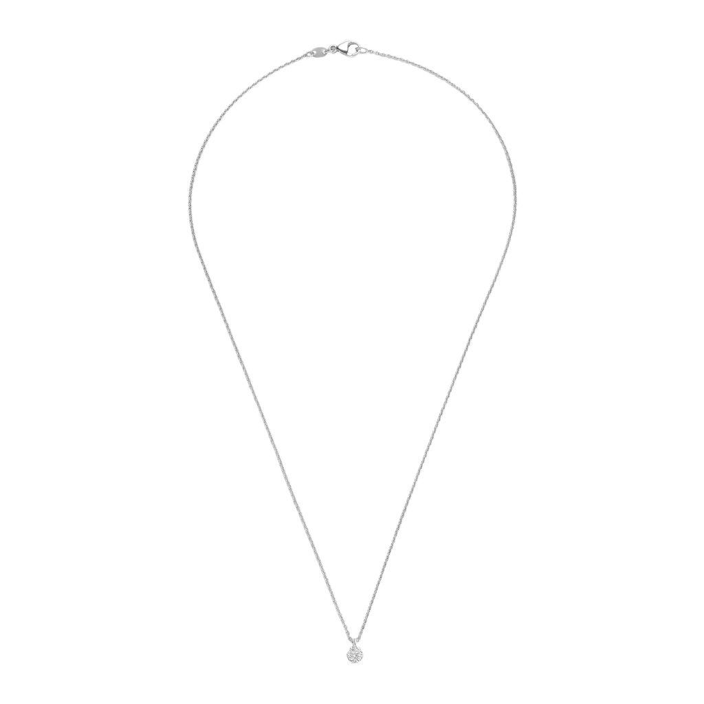 Schaap en Citroen Diamonds collier witgoud met diamant - #5 Schaap en Citroen Diamonds collier witgoud met diamant - #5