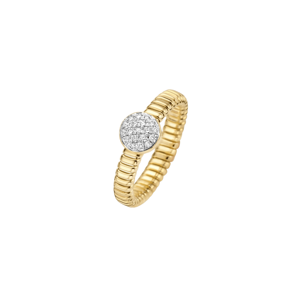 Tirisi Jewelry Amsterdam Tubogas ring geelgoud - TR1183D(2T) - #1 Tirisi Jewelry Amsterdam Tubogas ring geelgoud - TR1183D(2T) - #1