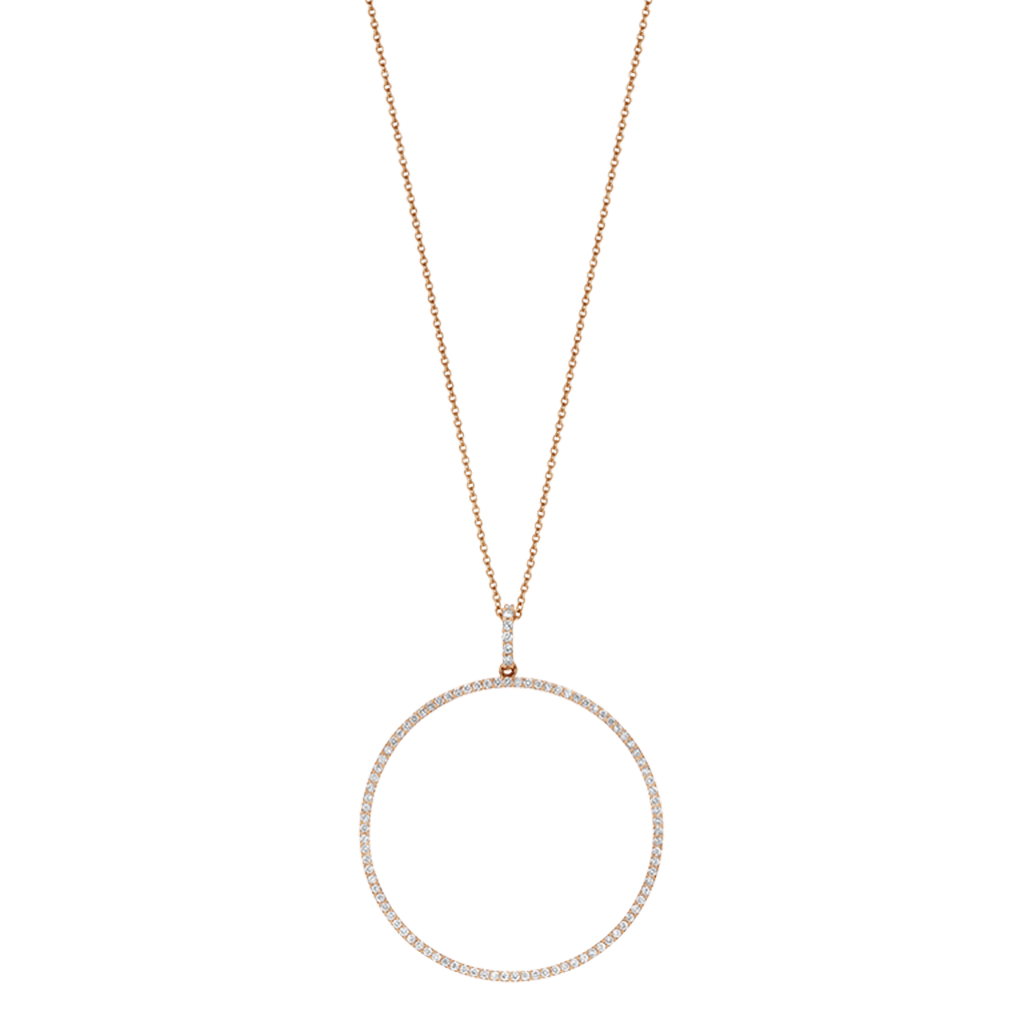 Schaap en Citroen Diamonds collier roodgoud met diamant - #3 Schaap en Citroen Diamonds collier roodgoud met diamant - #3