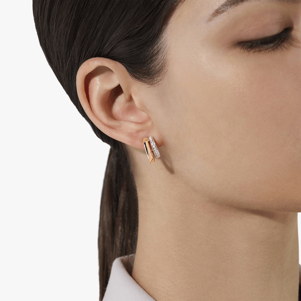 Pomellato Pomellato Together oorsieraad roodgoud met diamant - POB8111 O7000 DB000 - #4 Pomellato Pomellato Together oorsieraad roodgoud met diamant - POB8111 O7000 DB000 - #4