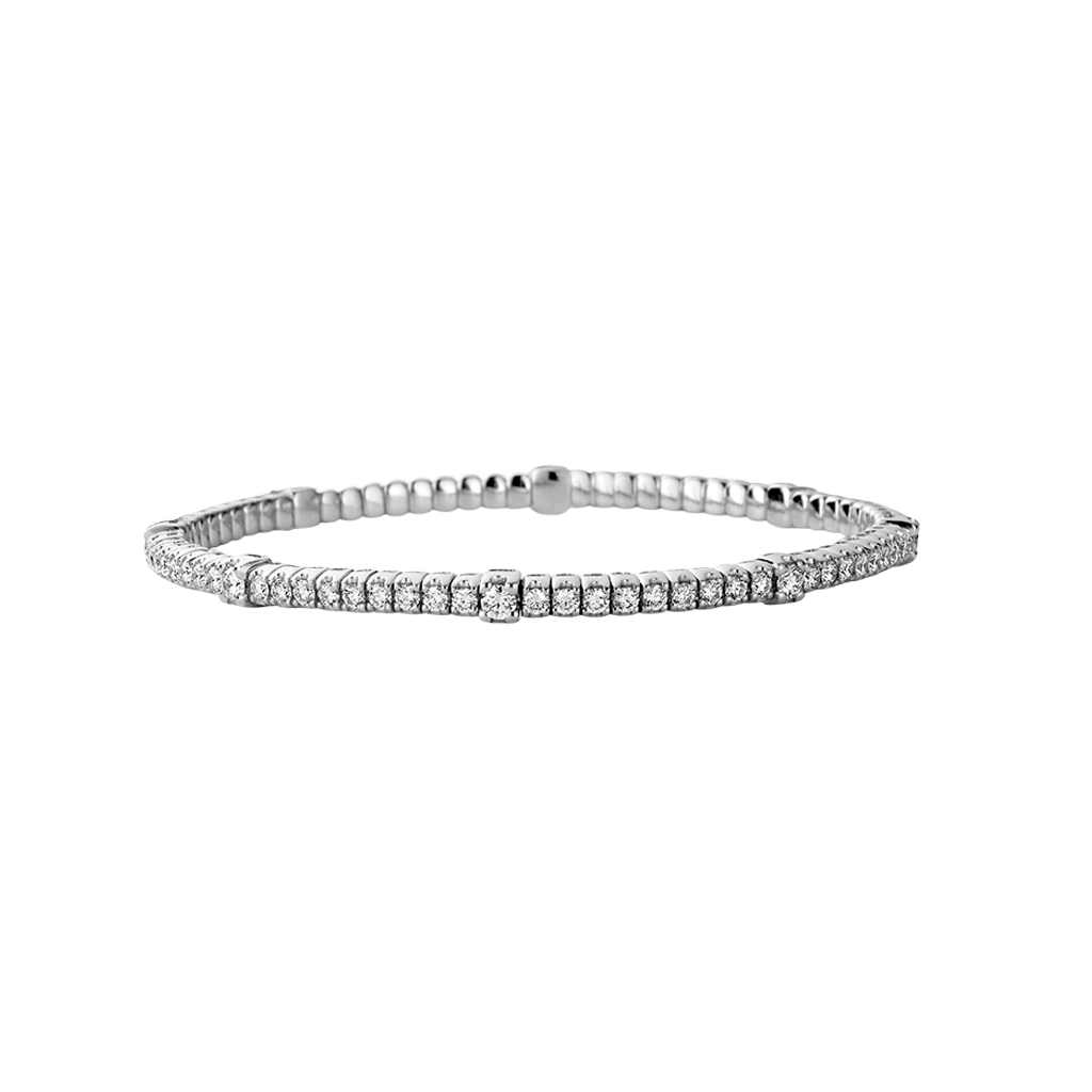 Schaap en Citroen Diamonds armband witgoud met diamant - #1