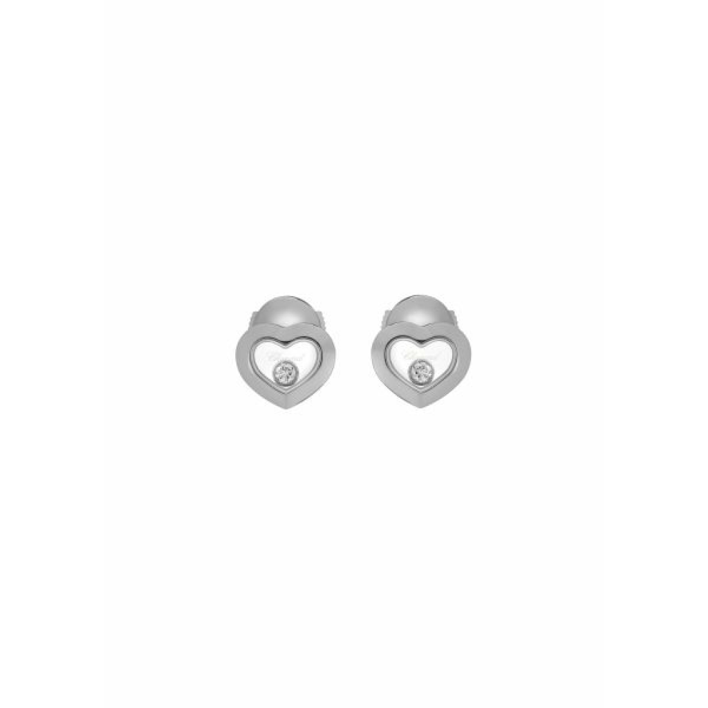 Chopard Happy Diamonds Icons Heart oorsieraad witgoud met diamant - 83A054-1001 - #1 Chopard Happy Diamonds Icons Heart oorsieraad witgoud met diamant - 83A054-1001 - #1