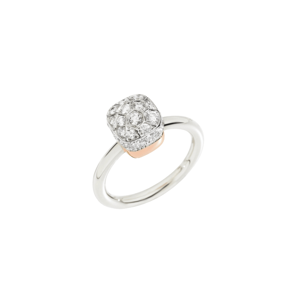 Pomellato Nudo Solitaire ring roodgoud met diamant - PAB5010 O6000 DB000 - #1 Pomellato Nudo Solitaire ring roodgoud met diamant - PAB5010 O6000 DB000 - #1