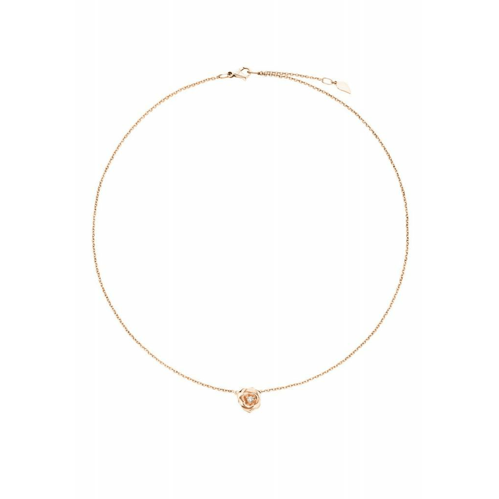 Piaget Rose collier roodgoud met diamant - G33U0081 - #2 Piaget Rose collier roodgoud met diamant - G33U0081 - #2
