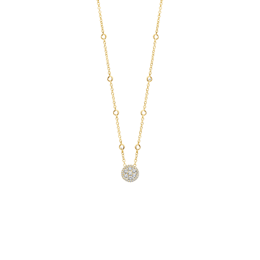 Schaap en Citroen Diamonds collier geelgoud - #1 Schaap en Citroen Diamonds collier geelgoud - #1