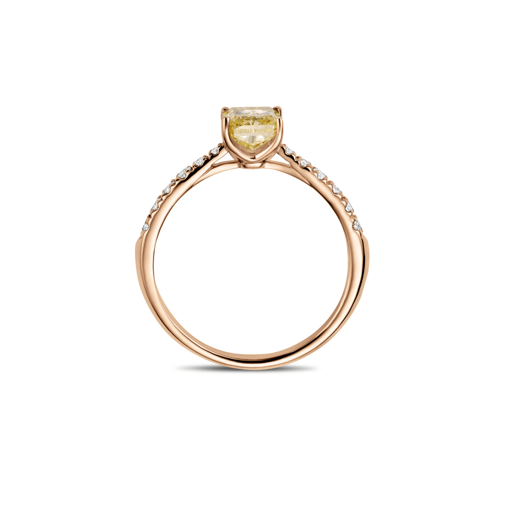 Schaap en Citroen Diamonds ring roodgoud met diamant - #3 Schaap en Citroen Diamonds ring roodgoud met diamant - #3