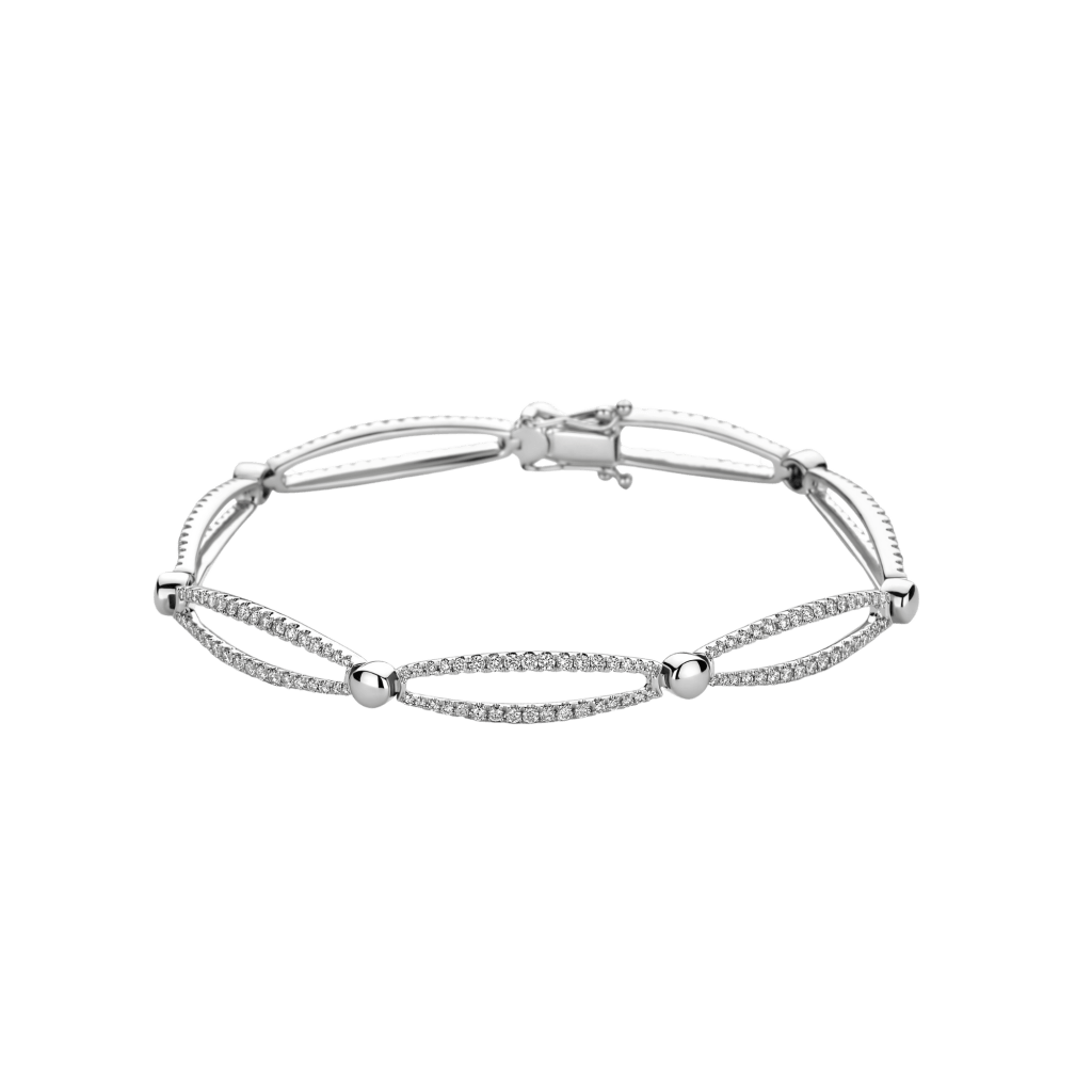 Schaap en Citroen Diamonds armband witgoud met diamant - #1 Schaap en Citroen Diamonds armband witgoud met diamant - #1