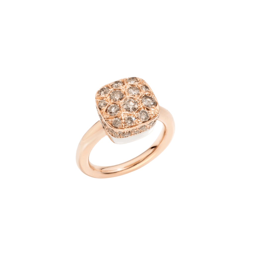 Pomellato Nudo Solitaire ring roodgoud met diamant - PAB7041 O6000 DBR00 - #1 Pomellato Nudo Solitaire ring roodgoud met diamant - PAB7041 O6000 DBR00 - #1