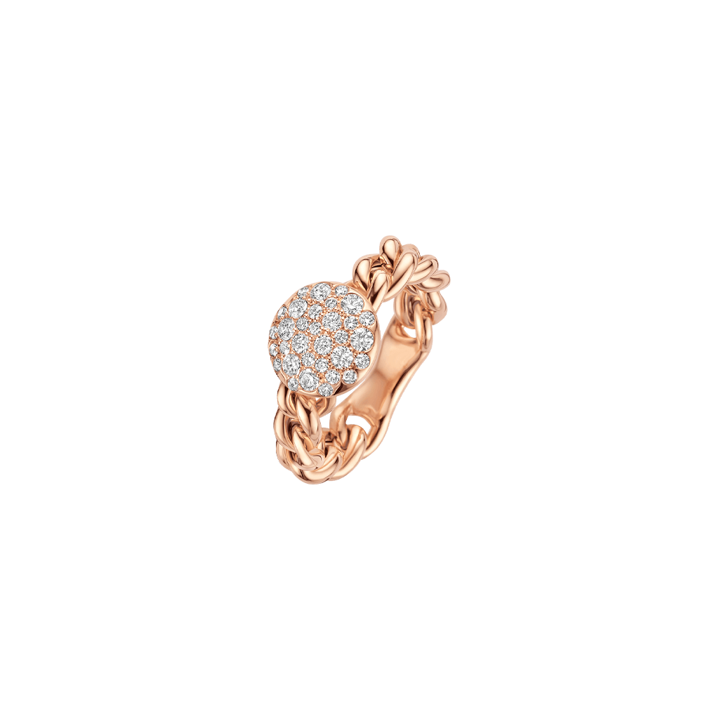 Schaap en Citroen Diamonds ring roodgoud met diamant - #2