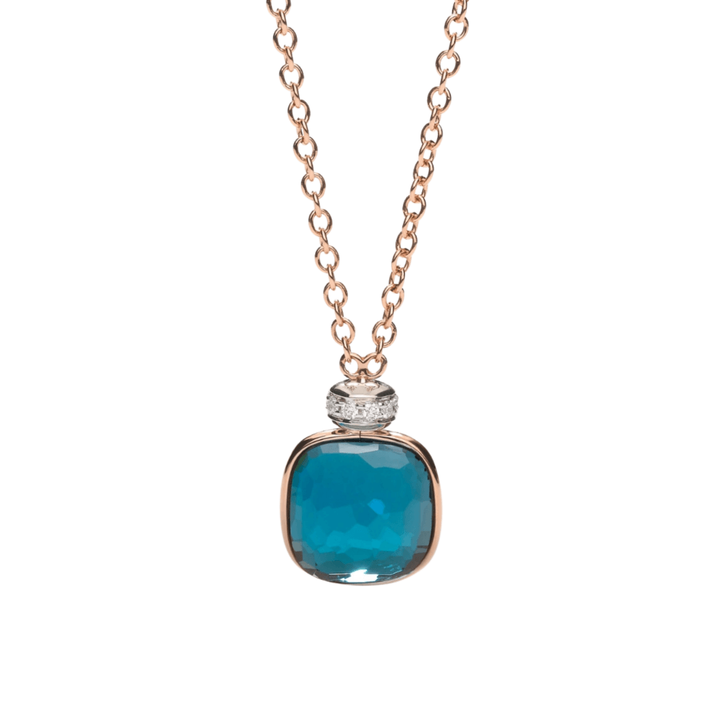 Pomellato Nudo collier roodgoud met diamant - PCC2022 O6WHR DB0TL - #1 Pomellato Nudo collier roodgoud met diamant - PCC2022 O6WHR DB0TL - #1