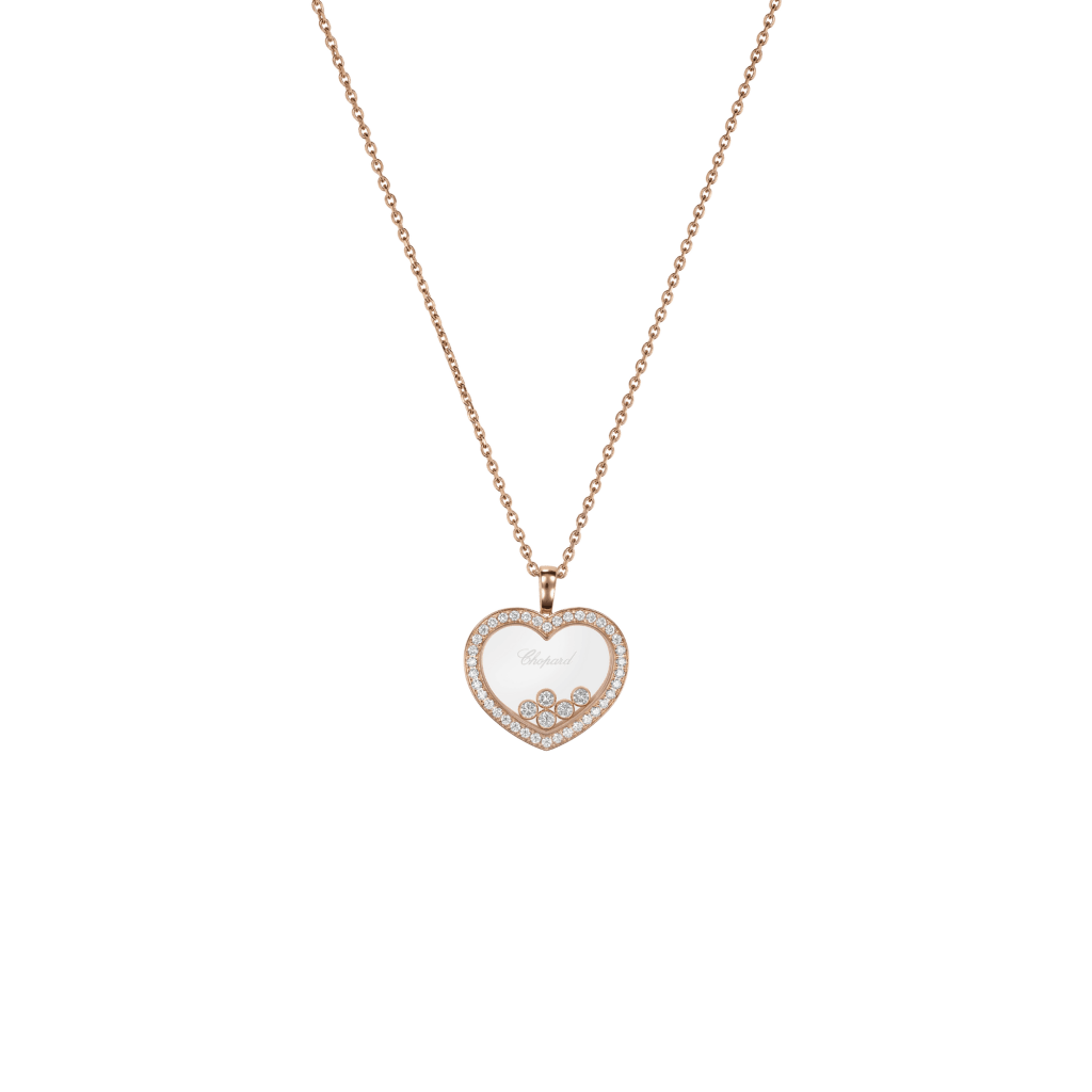 Chopard Happy Diamonds Icons Heart collier roodgoud met diamant - 79A039-5201 - #1 Chopard Happy Diamonds Icons Heart collier roodgoud met diamant - 79A039-5201 - #1