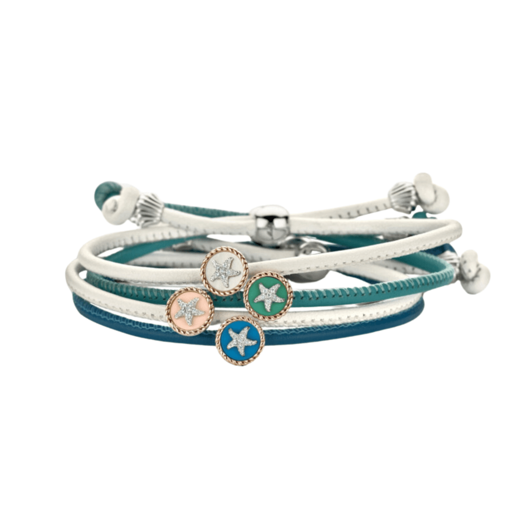 Tirisi Moda Seastar armband geelgoud met diamant - TM2188WH(2P) - #2 Tirisi Moda Seastar armband geelgoud met diamant - TM2188WH(2P) - #2