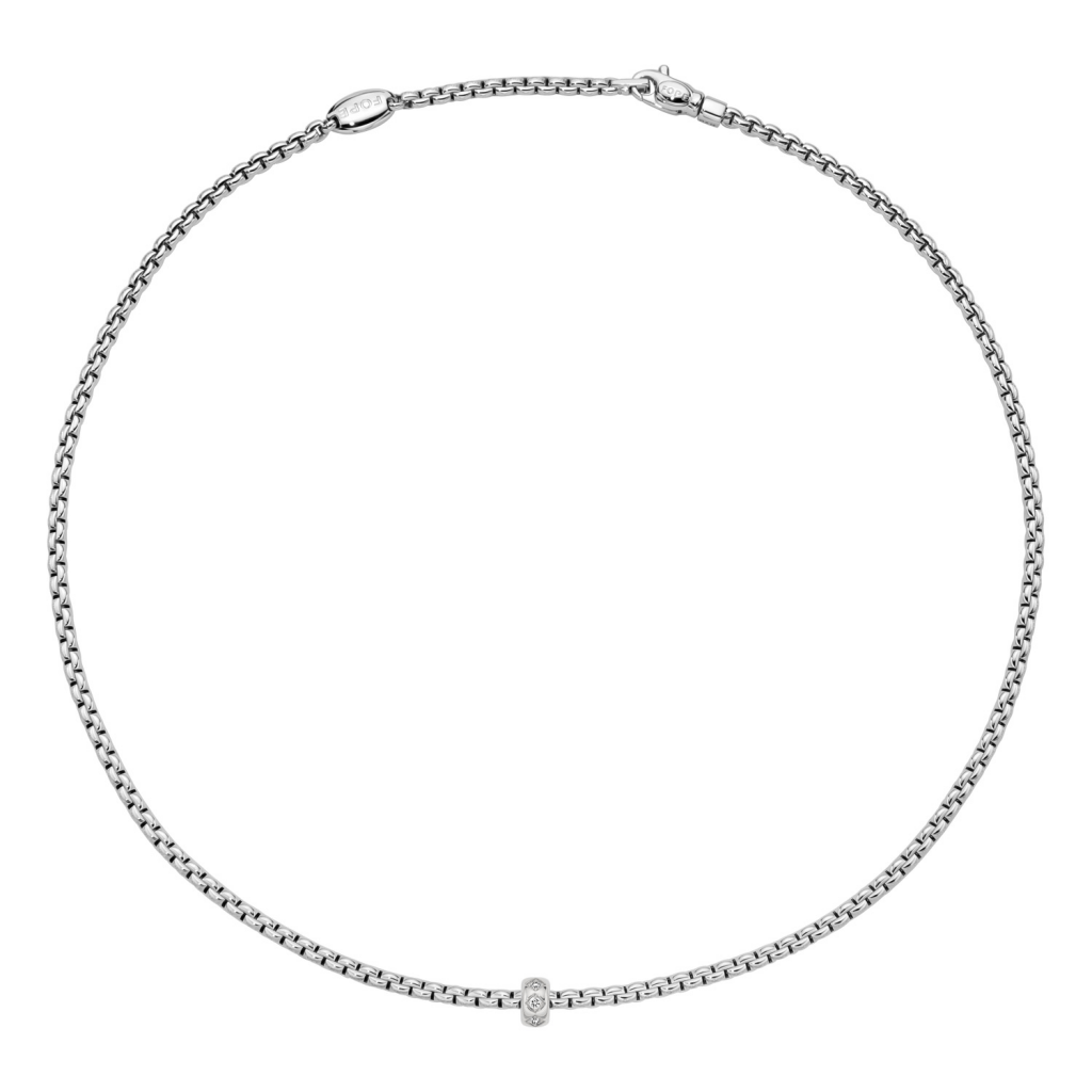 FOPE Eka collier witgoud met diamant - 73101CX_BB_B_XBX_043 - #1