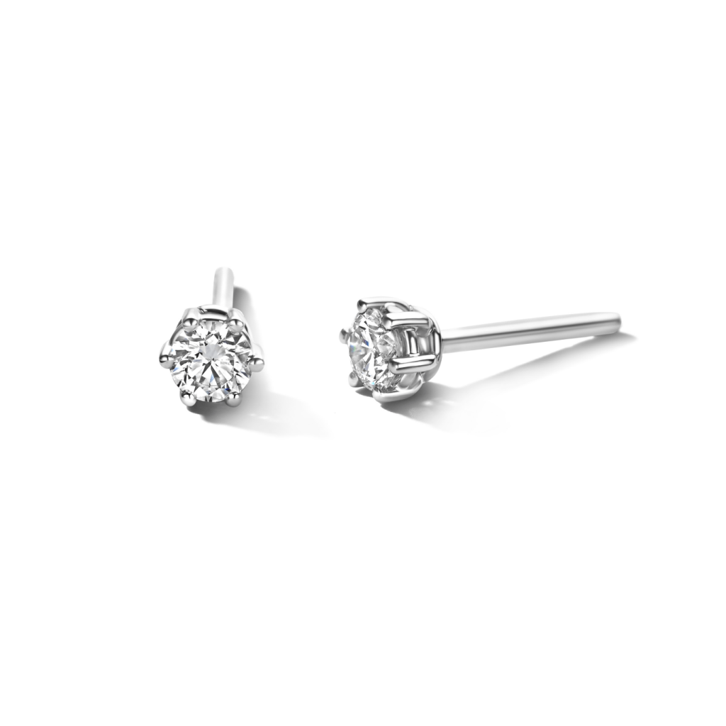Schaap en Citroen Diamonds oorsieraad witgoud met diamant - #4 Schaap en Citroen Diamonds oorsieraad witgoud met diamant - #4