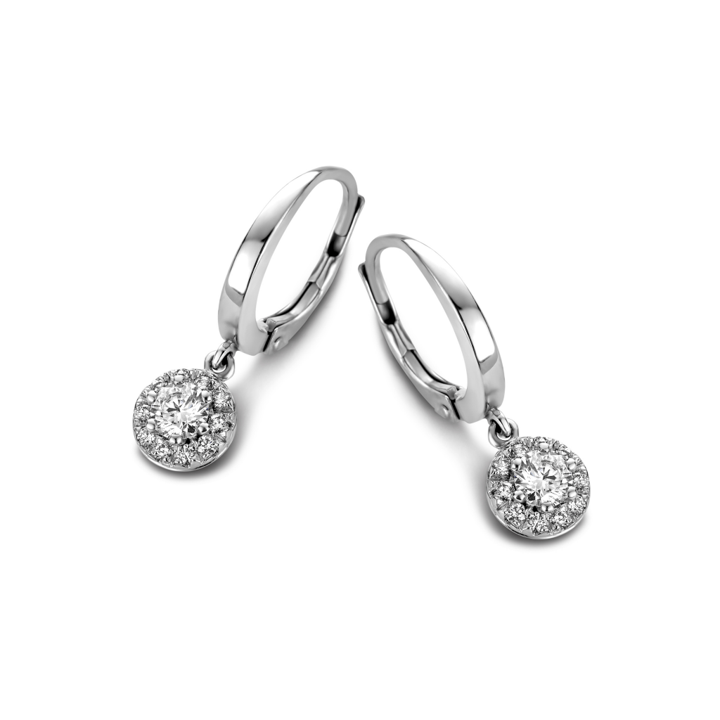 Schaap en Citroen Diamonds oorsieraad witgoud met diamant - #2 Schaap en Citroen Diamonds oorsieraad witgoud met diamant - #2
