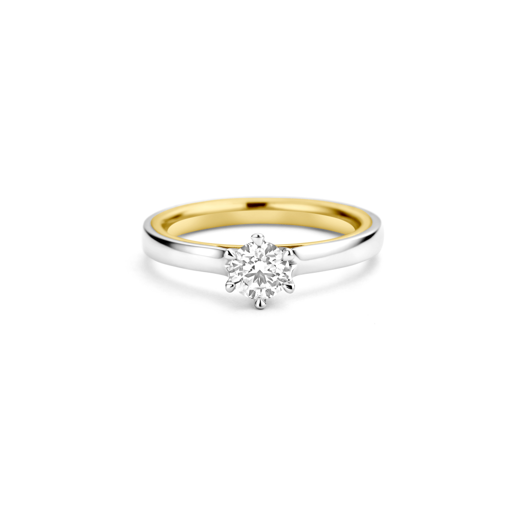 Schaap en Citroen Diamonds ring geelgoud met diamant - #4 Schaap en Citroen Diamonds ring geelgoud met diamant - #4