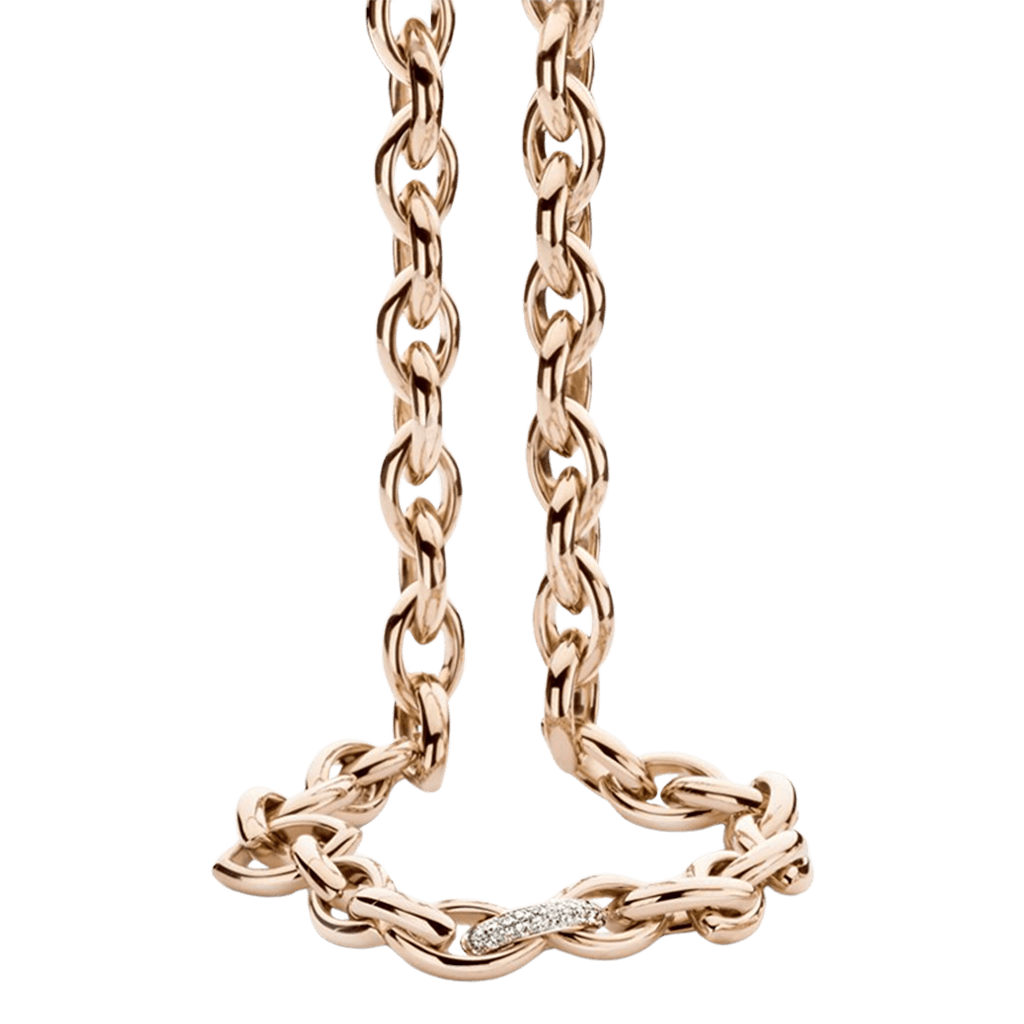Schaap en Citroen Diamonds collier roodgoud met diamant - #1
