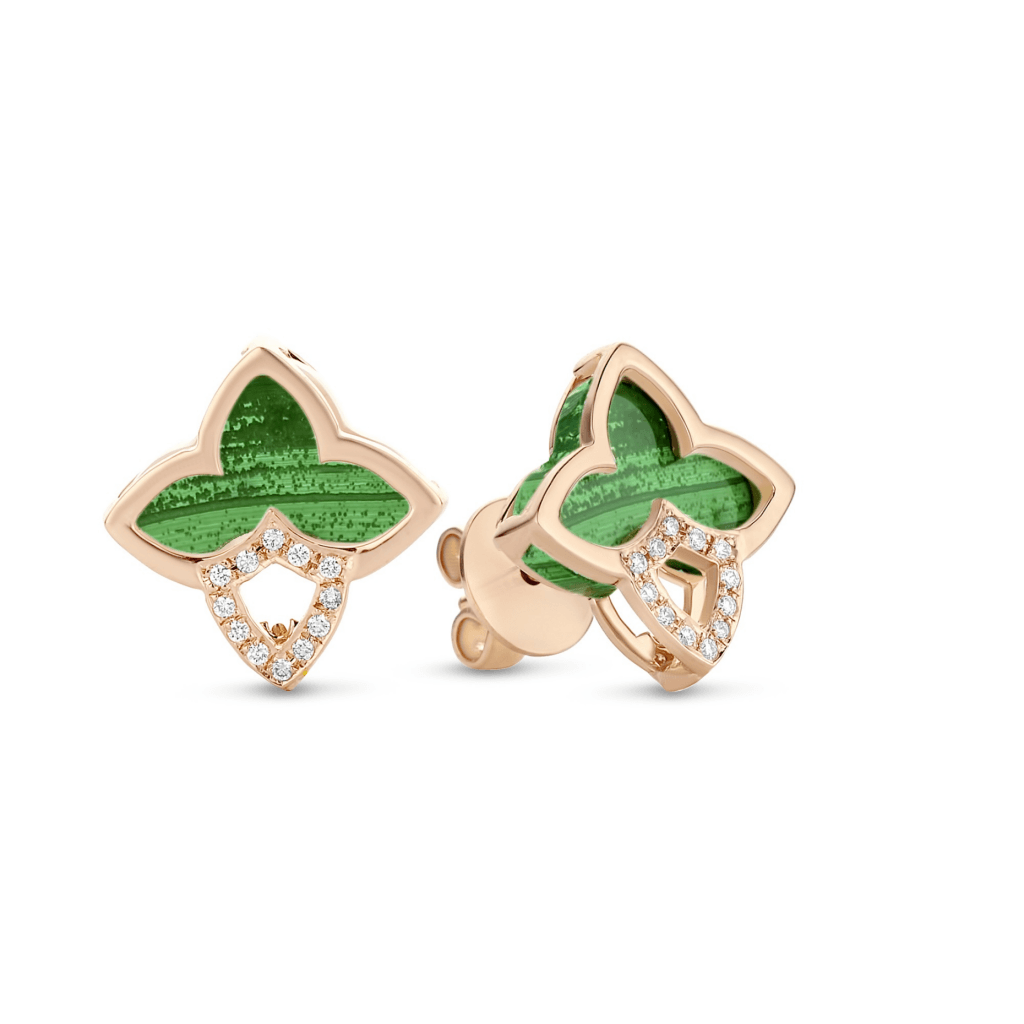 Tirisi Jewelry Seoul Flower Due oorsieraad roodgoud met diamant - TE7097MCP - #3 Tirisi Jewelry Seoul Flower Due oorsieraad roodgoud met diamant - TE7097MCP - #3