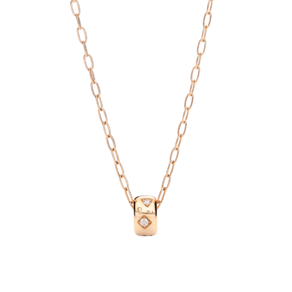 Pomellato Iconica collier roodgoud met diamant - PCB7122 O7000 DB000 - #1 Pomellato Iconica collier roodgoud met diamant - PCB7122 O7000 DB000 - #1