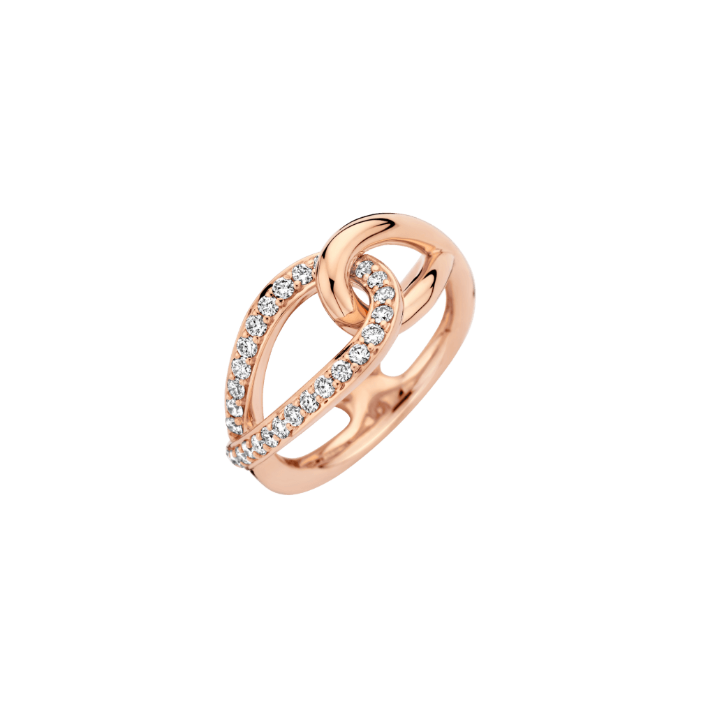 Schaap en Citroen Diamonds ring roodgoud met diamant - #1