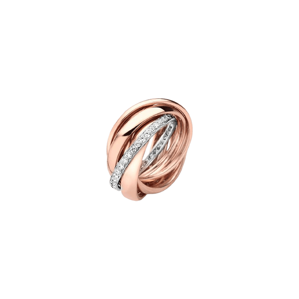 Schaap en Citroen Diamonds ring roodgoud met diamant - #2 Schaap en Citroen Diamonds ring roodgoud met diamant - #2