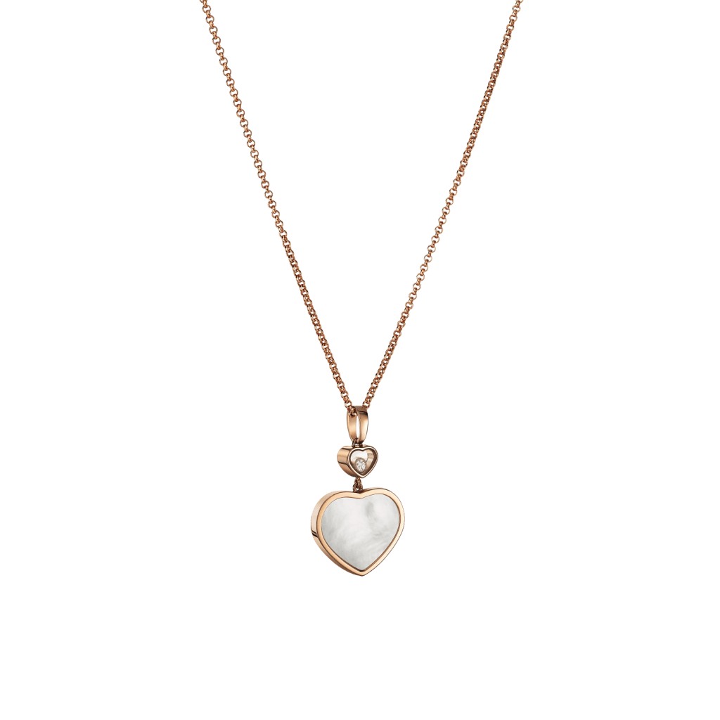 Chopard Happy Diamonds Happy Hearts collier roodgoud met diamant - 797482-5301 - #4