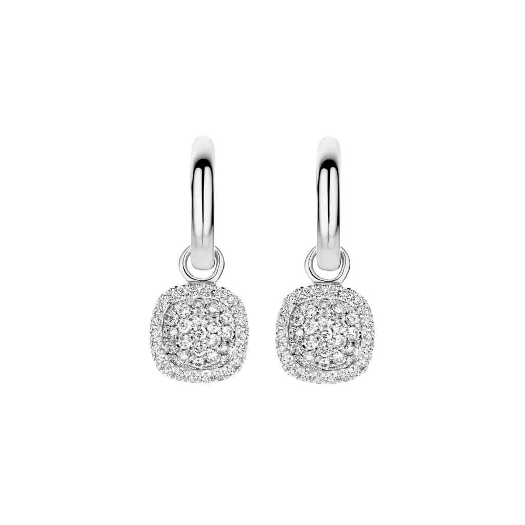 Tirisi Jewelry Milano Sweeties oorsieraad witgoud met diamant - TE9324DW - #1 Tirisi Jewelry Milano Sweeties oorsieraad witgoud met diamant - TE9324DW - #1