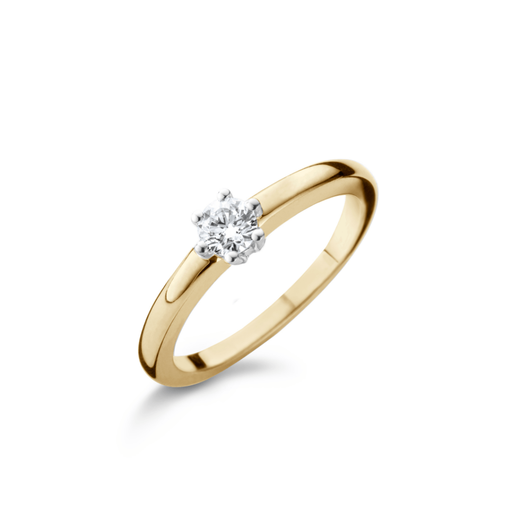 Schaap en Citroen Diamonds ring geelgoud met diamant - #2 Schaap en Citroen Diamonds ring geelgoud met diamant - #2