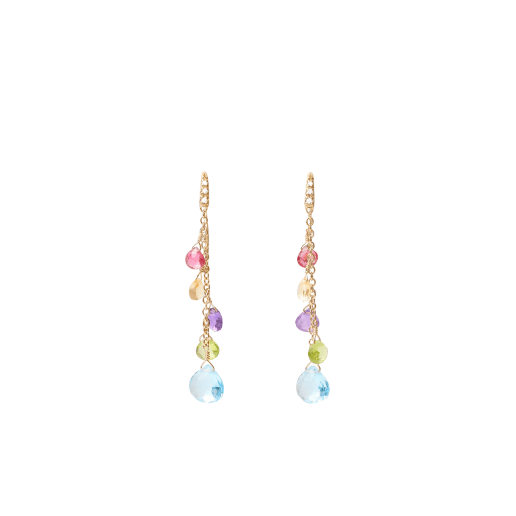 Marco Bicego Paradise oorsieraad geelgoud met diamant - OB1743-AB-MIX01T - #1 Marco Bicego Paradise oorsieraad geelgoud met diamant - OB1743-AB-MIX01T - #1