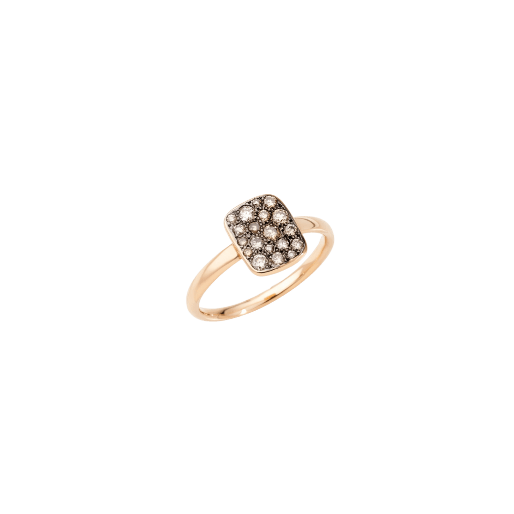 Pomellato Sabbia ring roodgoud met diamant - PAB9032 O7000 DBR00 - #2 Pomellato Sabbia ring roodgoud met diamant - PAB9032 O7000 DBR00 - #2
