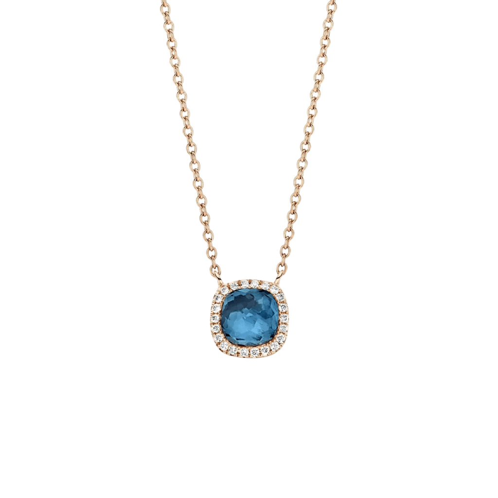 Tirisi Jewelry Milano Sweeties collier roodgoud met diamant - TP9152LBTP - #1 Tirisi Jewelry Milano Sweeties collier roodgoud met diamant - TP9152LBTP - #1