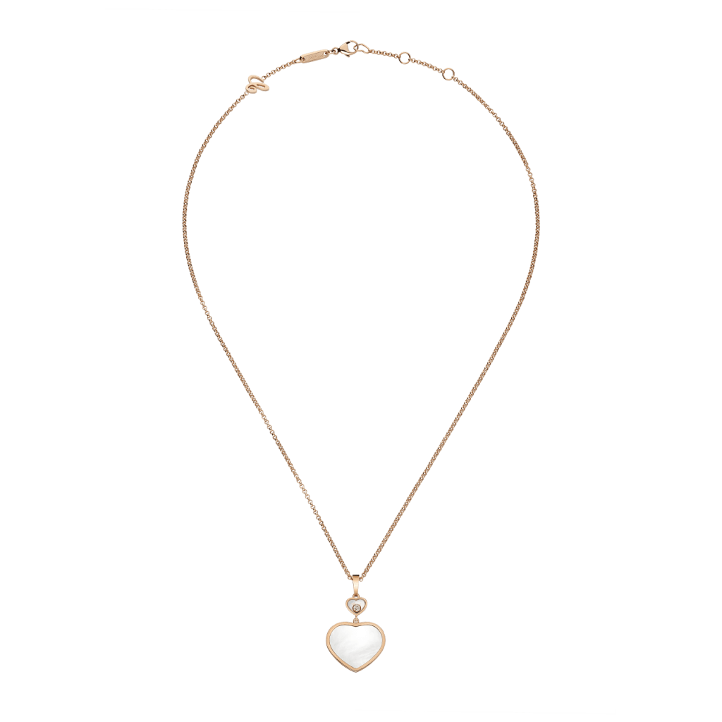 Chopard Happy Diamonds Happy Hearts collier roodgoud met diamant - 797482-5301 - #2