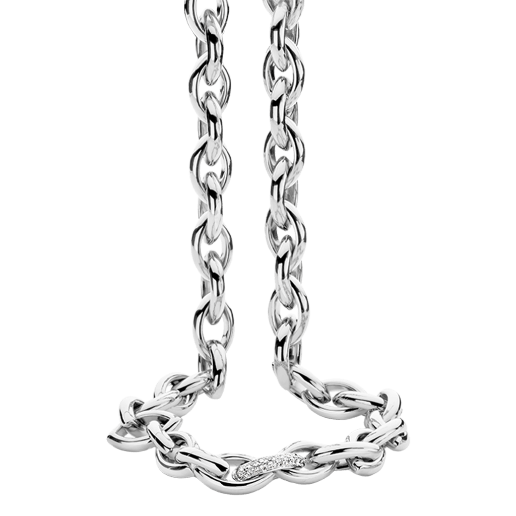 Schaap en Citroen Diamonds collier witgoud met diamant - #1 Schaap en Citroen Diamonds collier witgoud met diamant - #1