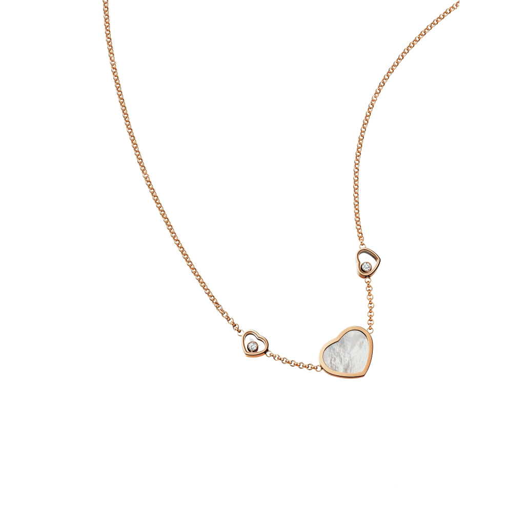 Chopard Happy Diamonds Happy Hearts collier roodgoud met diamant - 81A082-5301 - #2 Chopard Happy Diamonds Happy Hearts collier roodgoud met diamant - 81A082-5301 - #2