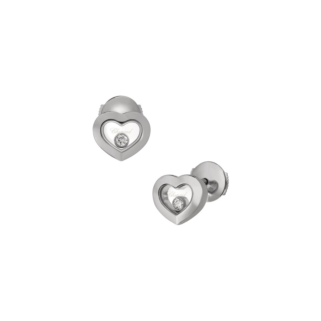 Chopard Happy Diamonds Icons Heart oorsieraad witgoud met diamant - 83A054-1001 - #2 Chopard Happy Diamonds Icons Heart oorsieraad witgoud met diamant - 83A054-1001 - #2