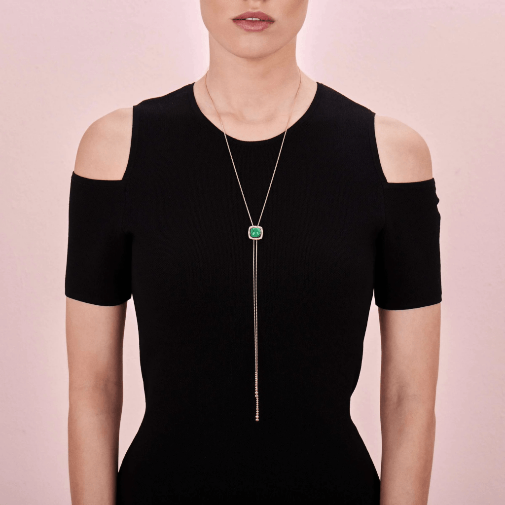 Tirisi Jewelry Milano Due collier roodgoud met diamant - TN2095EMP - #4 Tirisi Jewelry Milano Due collier roodgoud met diamant - TN2095EMP - #4
