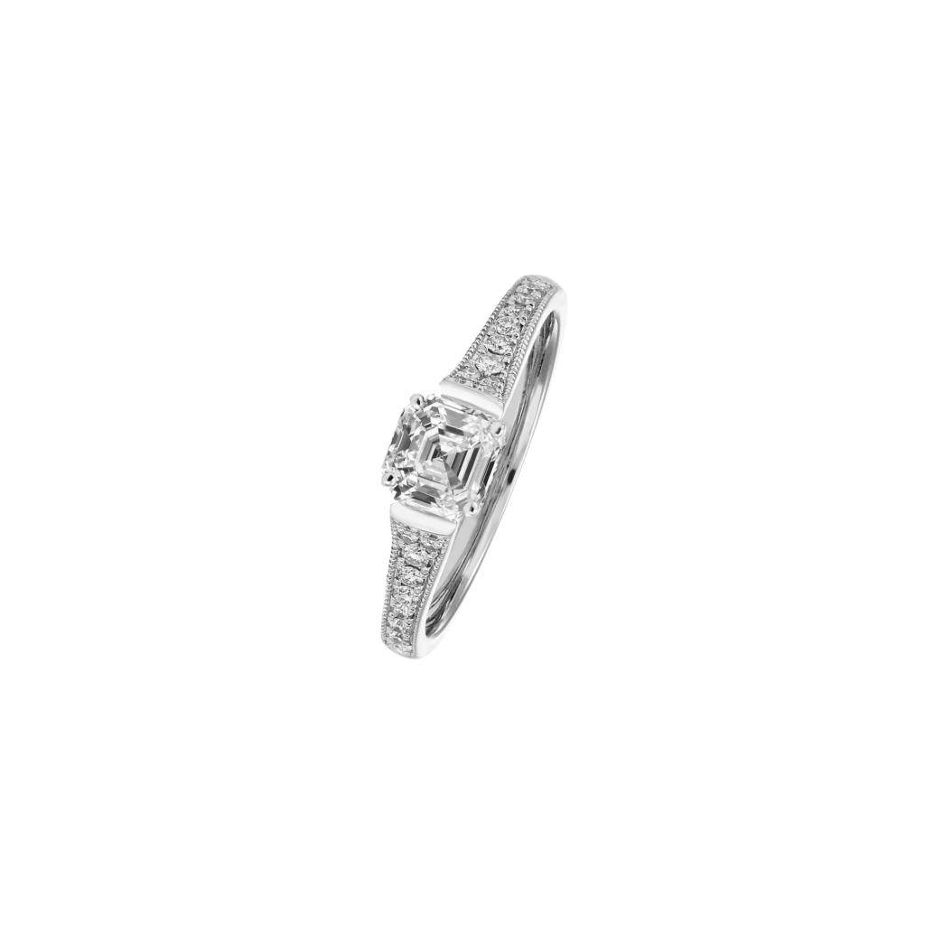 74 Collection Ring - Royal Asscher - R.74.3374.RAC.18WG.1 HRD 74 Collection Ring - Royal Asscher - R.74.3374.RAC.18WG.1 HRD