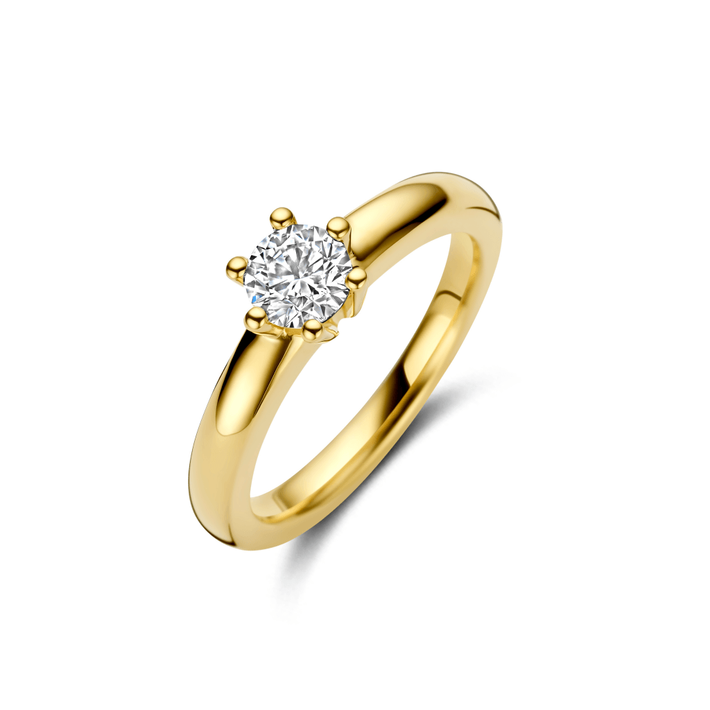 Schaap en Citroen Diamonds ring geelgoud met diamant - #3 Schaap en Citroen Diamonds ring geelgoud met diamant - #3