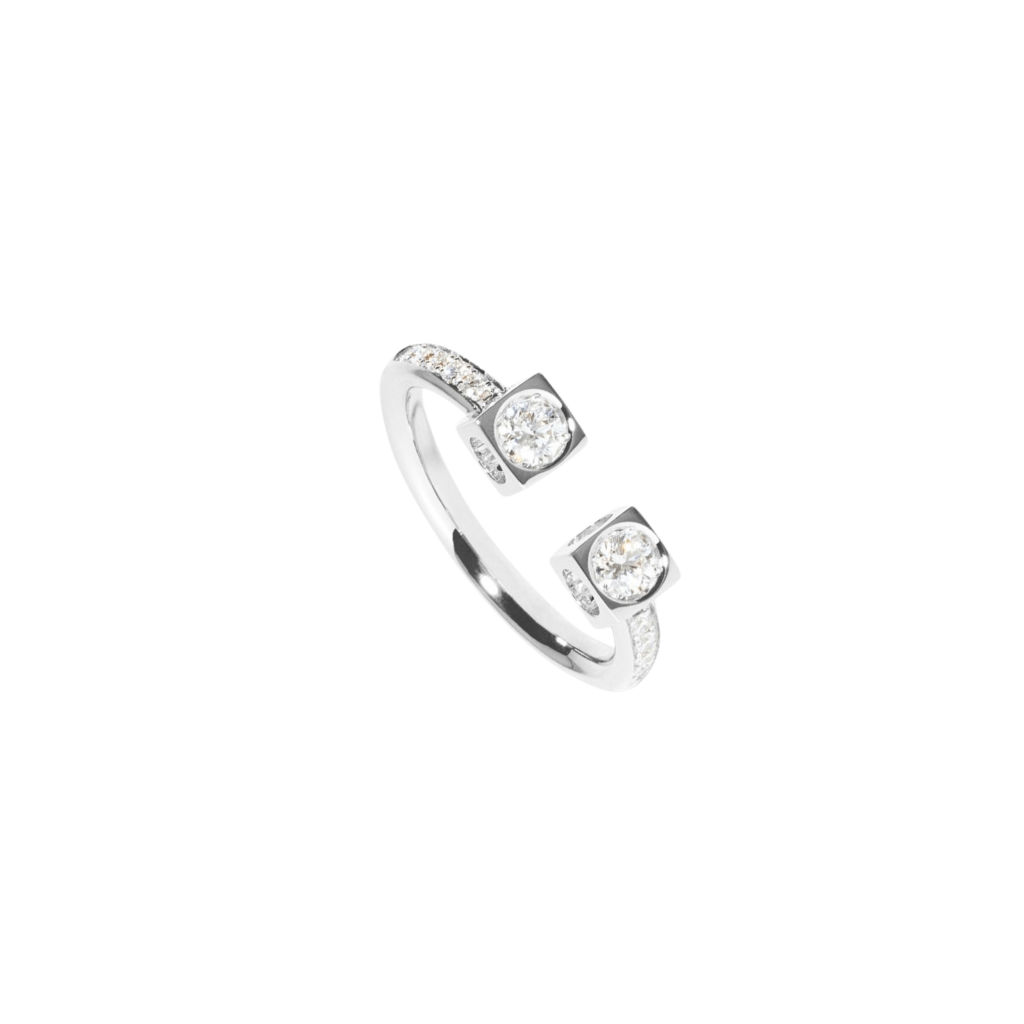 dinh van Le Cube Diamant ring witgoud - 208812 - #1 dinh van Le Cube Diamant ring witgoud - 208812 - #1