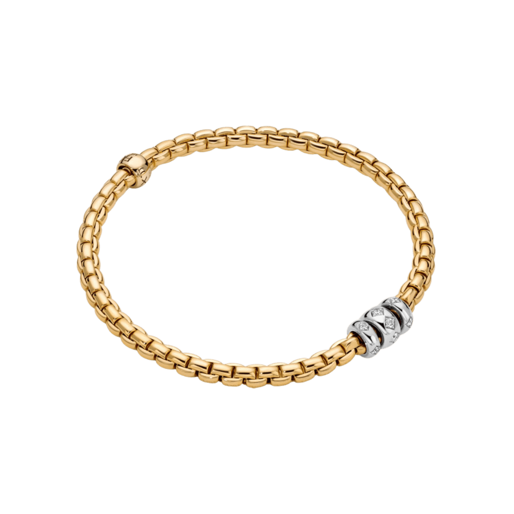 FOPE Eka armband geelgoud met diamant - 73101B3_PB_G_BBB_00S - #1