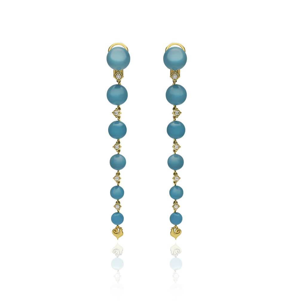 Chantecler Cherie oorsieraad geelgoud met diamant - 42332 - #1 Chantecler Cherie oorsieraad geelgoud met diamant - 42332 - #1